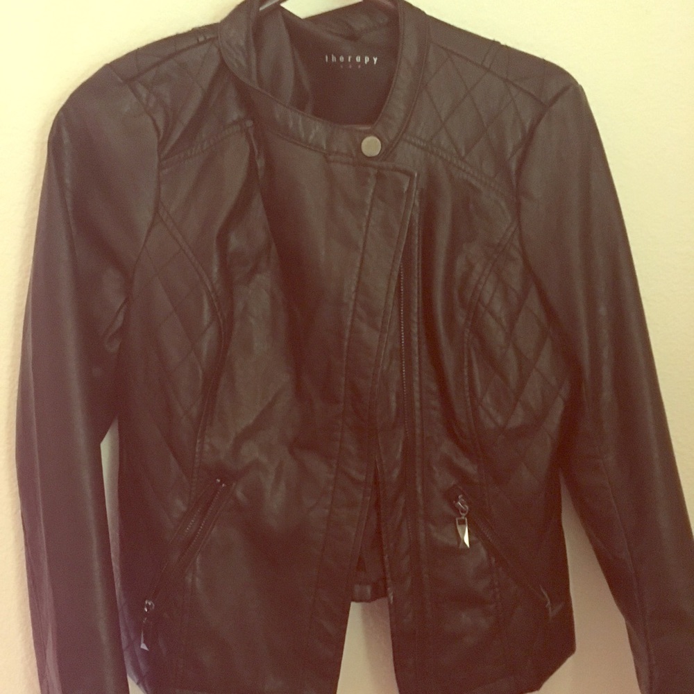 Therapy leather jacket